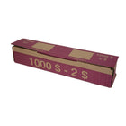 NSSCAN Die-Cut Coin Box - Toonie - 50 Pack-Designed to fit exactly the specified number of wrapped coin rolls