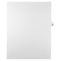 Mark Maker Legal Tabs - Letter Size - White - 1/25th cut - 25 tabs per package - 5 packages Pack - Number 185-White Single Tabs