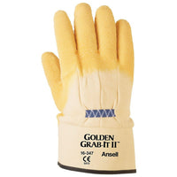 Ansell – Gants Golden Grab-ItMD II en nylon (SEG848), TG (10), calibre 13, 12 paires-Gants de calibre 13