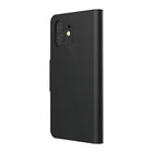 AXS LUXFolio+ Magnetic Vegan Leather Folio Case for Apple iPhone 12 mini - Black-Slim protective folio case which has convenient card slots at the back