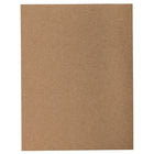 JAM Paper Blank Foldover Cards, A6 size, 4.63 x 6.25, Brown Kraft Paper Bag Recycled, 50 Pack (530910831g)-Finish: Textured