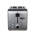 Total Chef 2-Slice Stainless Steel Toaster-Toast frozen bread or reheat toast without the risk of undercooking or burning