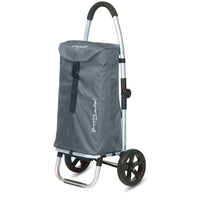 Playmarket Go Two Compact Utility Cart - Grey - Folds - Removable / Replaceable Bag-Handlebar with anti slip foam