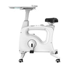 GoTyger Home & Office Exercise Bike with Height Adjustable Desk-Easily adjust the seat with a gentle press of a lever