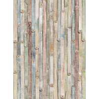 Komar Vintage Wood Wall Mural, 100" x 72"-8 Panel Mural