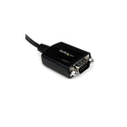 StarTech 1 Port Professional USB to Serial Adapter Cable with COM Retention-Easy plug and play installation with USB Powered device - no power outlet required