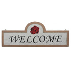 Cathay Importers – Citations murales rustiques « Welcome » en bois (EC-09-0671)-9 haut. x 24 larg. x 0,75 prof. (po)