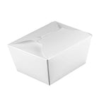 Fold-Pak #1 Biopak Paper Take Out Container, White, 450 Pack-White