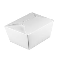 Fold-Pak #1 Biopak Paper Take Out Container, White, 450 Pack-White
