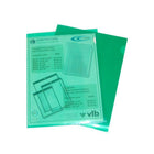 Filemode Poly View Folders, Green, Letter, 60 Pack-Poly View Folders