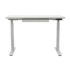 Motionwise 24" x 48" Electric Height Adjustable Desk with Anti-Bacterial Desk Top - Snow White-Anti-Bacterial desk top