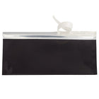 JAM Paper Enveloppes format livret ouv. côté court en alum. à fermeture « pelez et scellez », 4 x 9 1/2 po, noir, paq/100-Taille : nº 10 (4 x 9 1/2 po)