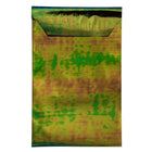 JAM Paper Foil Envelopes with Self Adhesive Closure, 5.25 x 8, Open End, Green Metallic, 25 Pack (1323270)-Material: foil