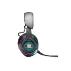 JBL Quantum One - USB wired over-ear professional gaming headset with head-tracking - Black-Premium leather, fully padded (headband & ear cushions)