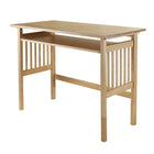 Winsome Computer Desk with Keyboard Tray, Foldable, Natural-Great for smaller spaces, this desk folds up when no in use.