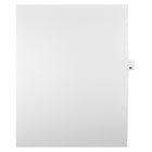 Mark Maker Legal Tabs - Letter Size - White - 1/25th cut - 25 tabs per package - 5 packages Pack - Number 86-White Single Tabs