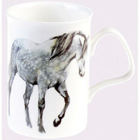 Roy Kirkham – Ensemble de 6 tasses Lancaster, modèle cheval-Fabriqué en Angleterre par Roy Kirkham