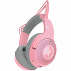 Razer Kraken Kitty V2 BT Quartz Edition Wireless Headset with RGB Kitty Ears-Bluetooth 5.2 With Gaming Mode: For Seamless, Low-Latency Performance - Enjoy smooth, stutter-free audio ideal for long hours of gaming or IRL streaming. Enable Gaming Mode for faster wireless response when you need to get serious in your favorite competitive title.
