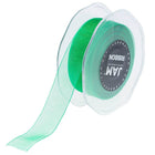 JAM Paper Sheer Organza Ribbon, .88 Inch Wide x 25 Yards, Emerald Green, 2 Pack (807SHemgr25g)-Dimensions:-7/8"(t) x 25 yds(l)
