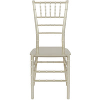 Flash Furniture HERCULES Series Champagne Resin Stacking Chiavari Chair - 2 Pack-Set of 2 Chiavari Chairs