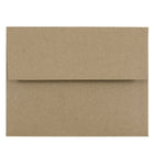 JAM Paper Enveloppes en papier kraft recyclé avec fermeture gommée, 4 3/8 x 5 3/4 po, brun kraft, paquet de 100-Brun