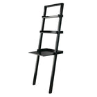 Winsome – Bureau incliné Bellamy avec 2 tablettes, noir (29323)-Idéal pour les pièces de petite taille et les espaces restreints
