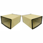 Cathay Importers Shoe Box, Cream, 2 Pack-Stylish and versatile shoe box with transparent plastic front panel
