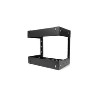 StarTech 8U Open Frame Wall Mount Equipment Rack, Adjustable Depth-The adjustable design provides a flexible solution for wall mounting equipment varying in size
