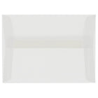JAM Paper 4bar A1 Envelopes, 3.63 x 5 1/8, Translucent Vellum Clear, 250 Pack (900797921H)-Clear translucent envelope