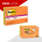 Post-it Super Sticky Meeting Notes - 6" x 4" - Energy Boost Collection - 360 sheets - 8 Pack-Use for reminders on doors, windows and walls