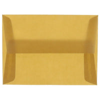 JAM Paper A10 Invitation Envelopes, 6 x 9.5, Translucent Vellum Earth Brown, 250 Pack (PACV851H)-Earth brown translucent envelope