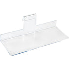 Wamaco - Tablettes en acrylique pour grille murale, 4 prof. x 10 long. (po), paquet de 10-Tablette en acrylique de 4 prof. x 10 long. (po) pour grille murale