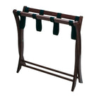 Winsome Luggage Rack, Espresso-Folds for compact storage; 70-lb. weight capacity