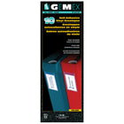 Gemex Self-Adhesive Vinyl Binder Spine Label Holders with Inserts, Clear, 2" x 3 1/2", 10 Pack-Self-adhesive backing quickly and easily attaches to binder spine