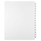 Mark Maker – Ensemble d’onglets séparateurs juridiques blancs, 1/15 onglets, format lettre, sans trous, numéros 91 à 105-Onglets séparateurs blancs, 1/15 onglets