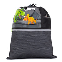 Louis Garneau Carry All Bag With Front Mesh Pocket - Dino-Assorted colours, polyester