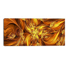 Designart Molten Gold Exchange Abstract Canvas Art Print, (PT3093-32-16)-Print