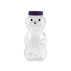 Sandtastik Honey Bear Sand Art Bottles, 100-Piece Set-8 oz honey bear shaped bottle with lid