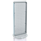 Azar Displays 20" x 8" 2-Sided Non-Revolving Pegboard Counter Unit, Clear Translucent (700509-CLR)-Great way to showcase a featured product at the customer's eye level