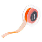 JAM Paper Sheer Organza Ribbon, .88 Inch Wide x 25 Yards, Orange, 2 Pack (807SHor25g)-Dimensions:-7/8"(t) x 25 yds(l)