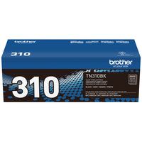 Brother TN310 Standard-Yield Black Toner Cartridge-Black toner produces sharp, professional documents