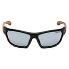 Carhartt Carbondale Safety Eyewear Glasses, Grey, 6 Pack-Flexible rubber nosepiece