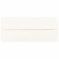 JAM Paper #10 Parchment Business Envelopes - 4.125" x 9.5" - White Recycled - 50 Pack-Colour: White