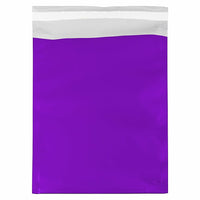 JAM Paper Foil Envelopes with Self Adhesive Closure, 10 x 13, Open End, Purple, 100 Pack (01323295B)-Purple