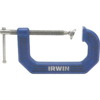 Irwin Quick-Grip C-Clamps, 6" (152.4 Mm) - 4 Pack-Throat Depth - 3 1/2" (87 mm)