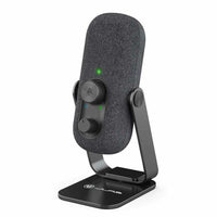 JLab Audio Go Talk USB Microphone - Black-Features two directional pattern modes - Cardioid and Omni