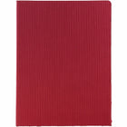 JAM Paper Corrugated Fluted Folders, Red, 100 Pack (87500B100)-Red