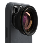 ShiftCam LensUltra 75mm Long Range Macro Lens - Black-Crafted from aerospace-grade aluminum for a lightweight and durable build.