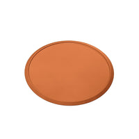 WeatherTech Christmas Tree Mat - Round - Terra Cotta-A round mat with a raised lip to contain any spills or leaks