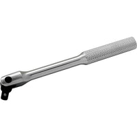 Dynamic Tools 1/4" Drive Flex Handle, Chrome Finish, 6" Long-1/4" Drive